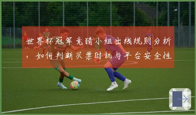 世界杯冠军竞猜小组出线规则分析，如何判断买票时机与平台安全性