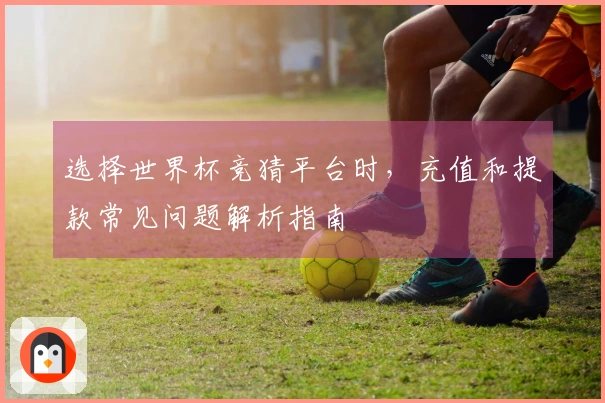 选择世界杯竞猜平台时，充值和提款常见问题解析指南